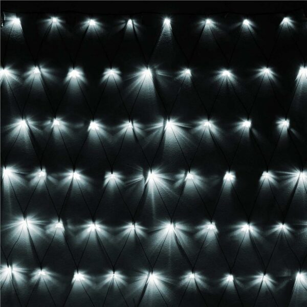 (DL) Ghirlanda luminoasa tip perdea 160 LED-uri, 2x2.6m, pentru interior/exterior, iluminare alb