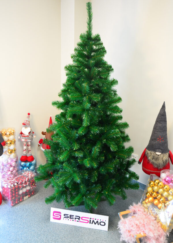 Brad artificial Christmas Deluxe by Sersimo, Starly, verde lucios, 220cm - Image 2