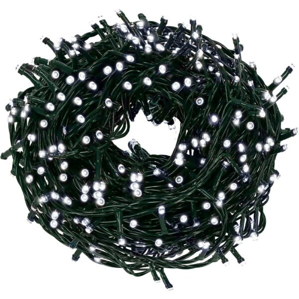 Karácsonyi fényfüzér, 61,5 méter, 1000 LED, fehér - Image 9