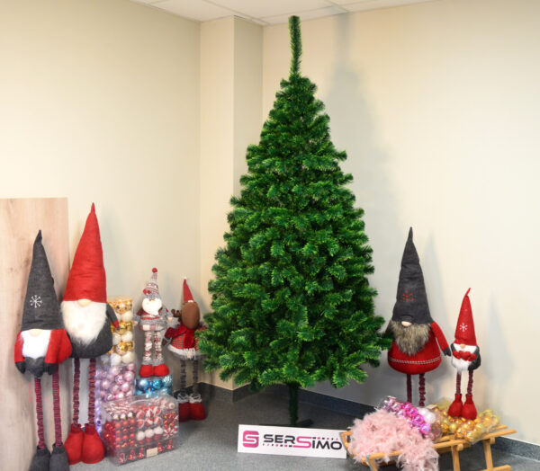 Brad artificial Christmas Deluxe by Sersimo, Duo, doua nuante verde, 240cm - Image 15