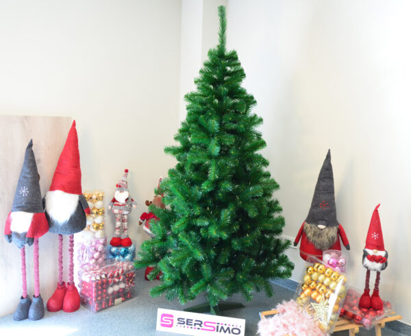 Brad artificial Christmas Deluxe by Sersimo, Starly, verde lucios, 220cm - Image 9