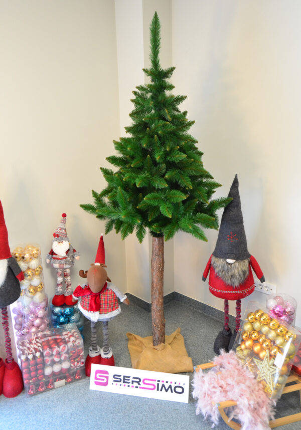Mesterséges karácsonyfa Christmas Deluxe by Sersimo, fa törzsű talppal, Himalaya, 220 cm - Image 12