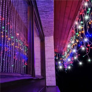 Fényfüggöny vakuval 500 LED, 20m, beltéri/kültéri használatra, többszínű világítás