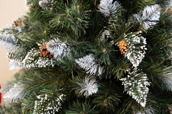 Brad artificial Christmas Deluxe by Sersimo, Danemark, nins cu conuri, 220cm - Image 17