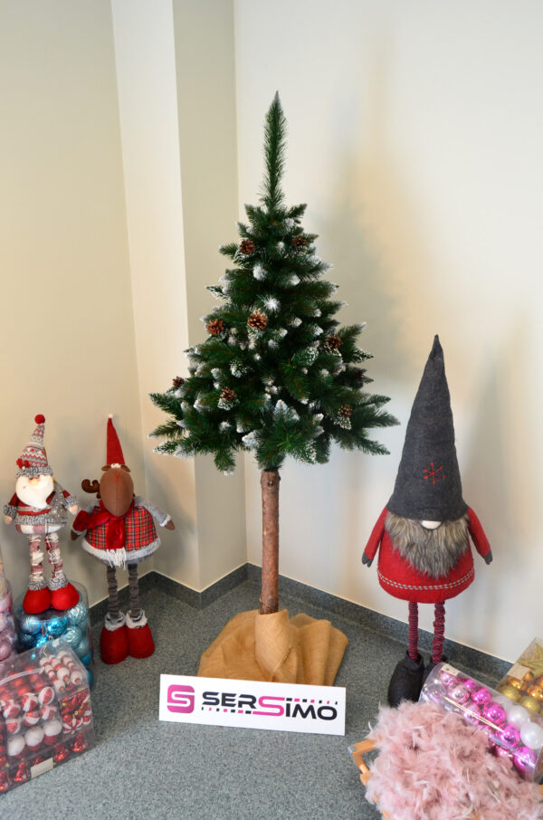 Mesterséges karácsonyfa Christmas Deluxe by Sersimo, fa törzsű talppal, havas tobozokkal díszített, 190 cm - Image 22