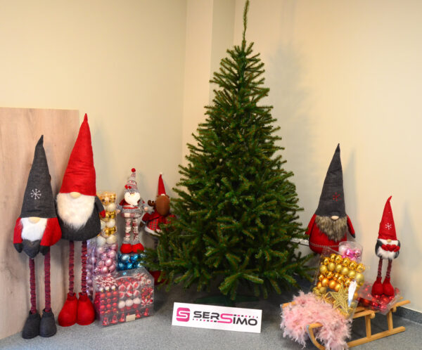 Brad artificial Christmas Deluxe by Sersimo, Scandinav, 220cm - Image 4