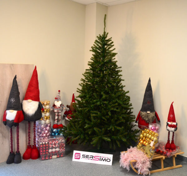Brad artificial Christmas Deluxe by Sersimo, Scandinav, 220cm - Image 9