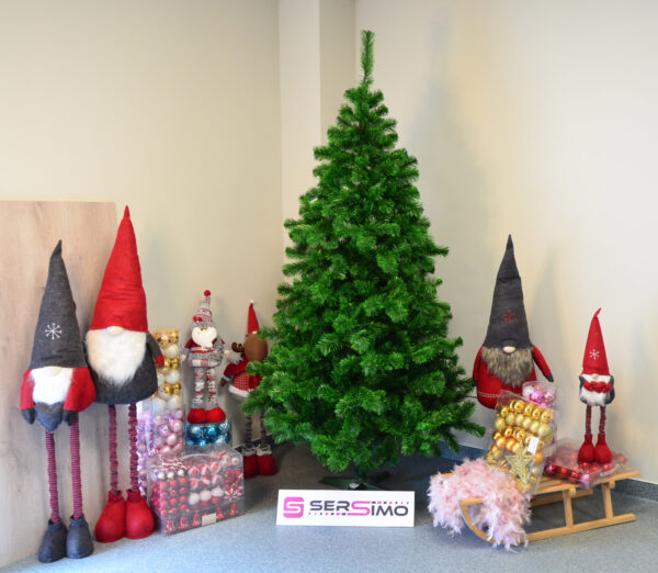 Mesterséges karácsonyfa Christmas Deluxe by Sersimo, Duo, két árnyalatú zöld színben, 220 cm - Image 15