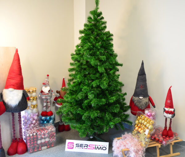 Mesterséges karácsonyfa Christmas Deluxe by Sersimo, Duo, két árnyalatú zöld színben, 220 cm - Image 17