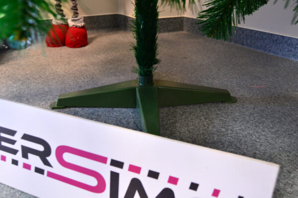 Brad artificial Christmas Deluxe by Sersimo, Starly, verde lucios, 220cm - Image 3