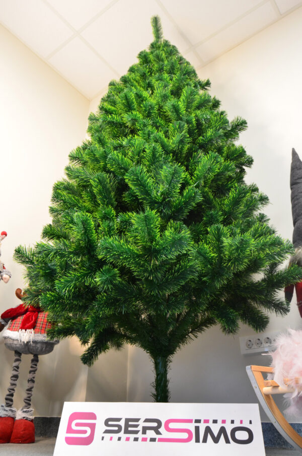 Brad artificial Christmas Deluxe by Sersimo, Duo, doua nuante verde, 240cm - Image 7