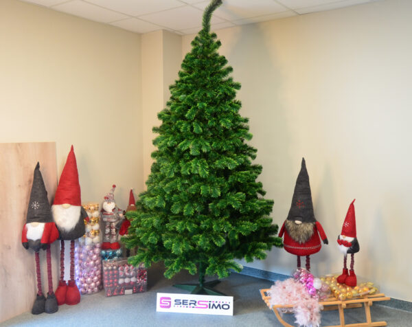 Brad artificial Christmas Deluxe by Sersimo, Duo, doua nuante verde, 260cm - Image 2