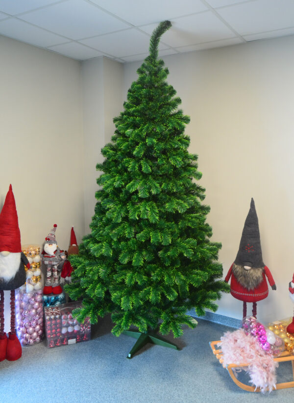 Brad artificial Christmas Deluxe by Sersimo, Duo, doua nuante verde, 260cm - Image 4