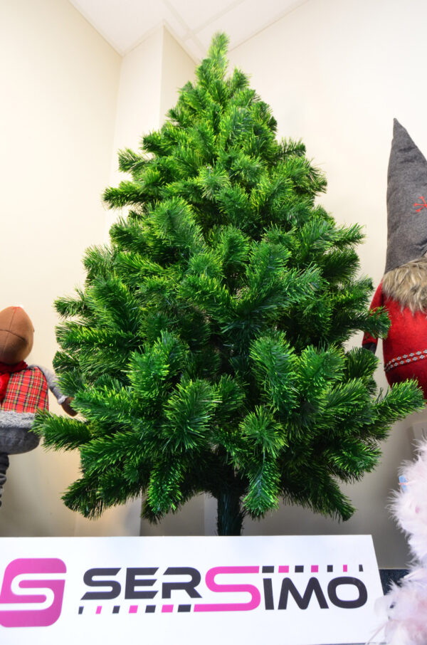 Brad artificial Christmas Deluxe by Sersimo, Duo, doua nuante verde, 150cm - Image 7