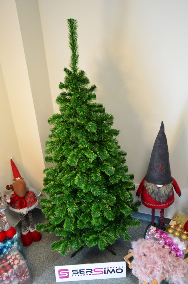 Brad artificial Christmas Deluxe by Sersimo, Duo, doua nuante verde, 200cm - Image 8