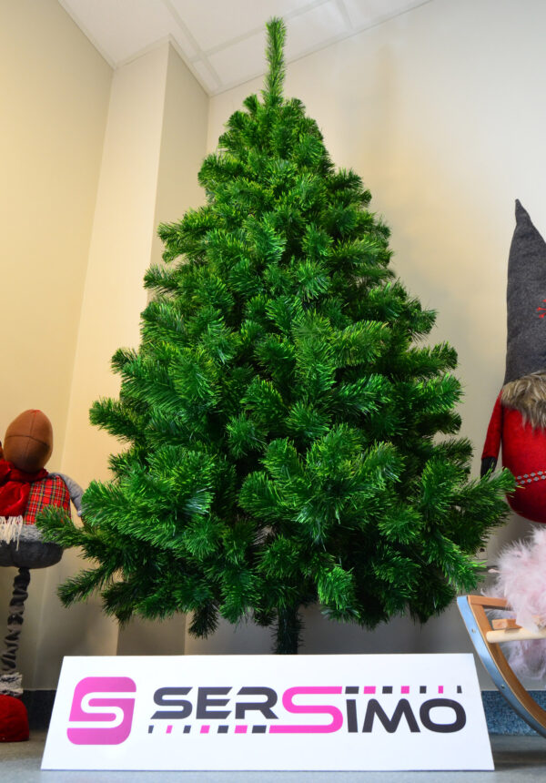 Brad artificial Christmas Deluxe by Sersimo, Duo, doua nuante verde, 200cm - Image 10