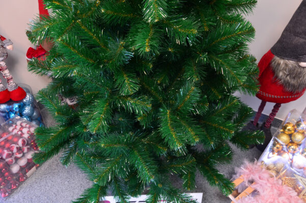 Brad artificial Christmas Deluxe by Sersimo, Starly, verde lucios, 220cm - Image 10