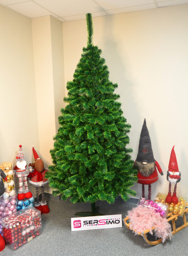 Brad artificial Christmas Deluxe by Sersimo, Duo, doua nuante verde, 240cm - Image 11