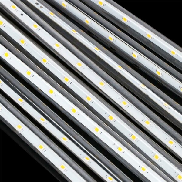 (DL) Karácsonyi "meteorzuhany" világítás, 8 db, 30cm, 144 LED, meteorzápor, sárga - Image 7