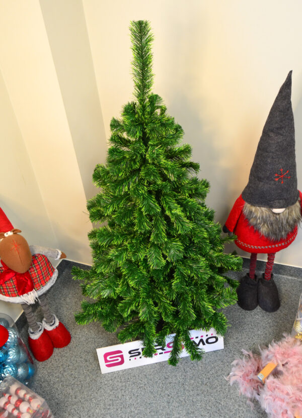 Brad artificial Christmas Deluxe by Sersimo, Duo, doua nuante verde, 150cm - Image 19