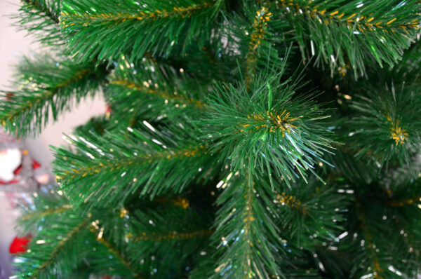 Brad artificial Christmas Deluxe by Sersimo, Starly, verde lucios, 220cm - Image 11
