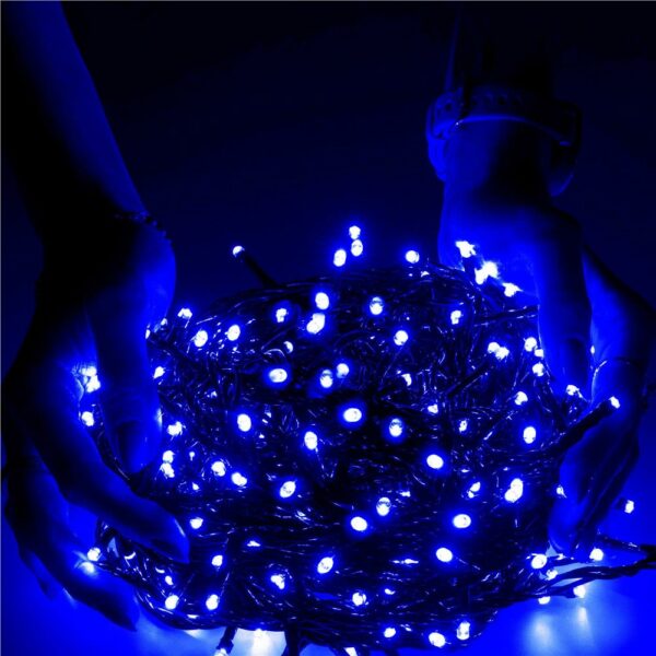 Karácsonyi fényfüzér, 31,5 méter, 500 LED, kék - Image 7