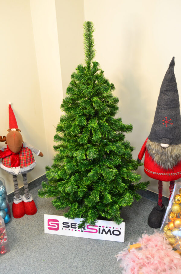 Brad artificial Christmas Deluxe by Sersimo, Duo, doua nuante verde, 150cm - Image 20