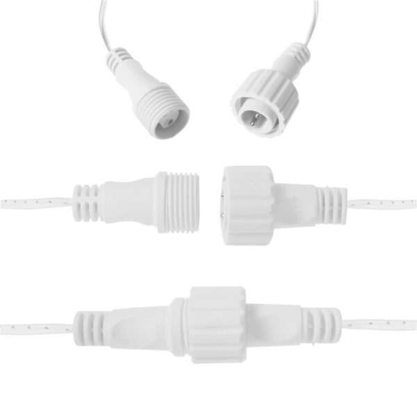 (DL) Ghirlanda luminoasa tip perdea 300 LED-uri, 12m, pentru interior/exterior, cu flash, iluminare albastra - Image 7