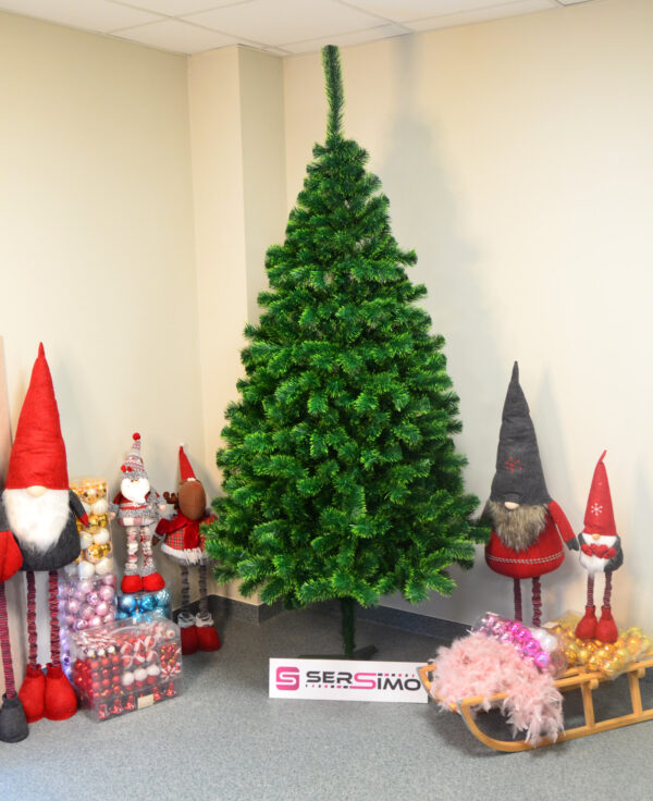 Brad artificial Christmas Deluxe by Sersimo, Duo, doua nuante verde, 240cm - Image 13