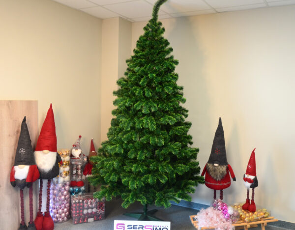 Brad artificial Christmas Deluxe by Sersimo, Duo, doua nuante verde, 260cm - Image 11