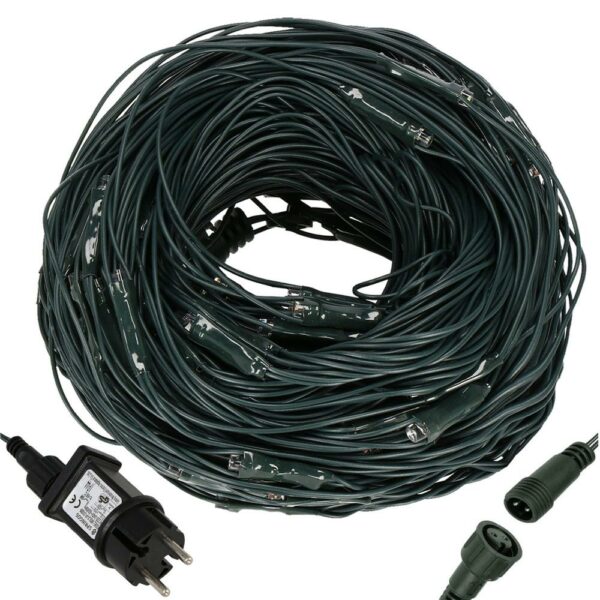 (DL) Ghirlanda luminoasa tip perdea 160 LED-uri, 2x2.6m, pentru interior/exterior, iluminare alb - Image 8