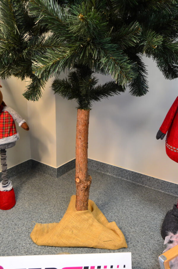 Mesterséges karácsonyfa Christmas Deluxe by Sersimo, fa törzsű talppal, Nature, 220 cm - Image 8
