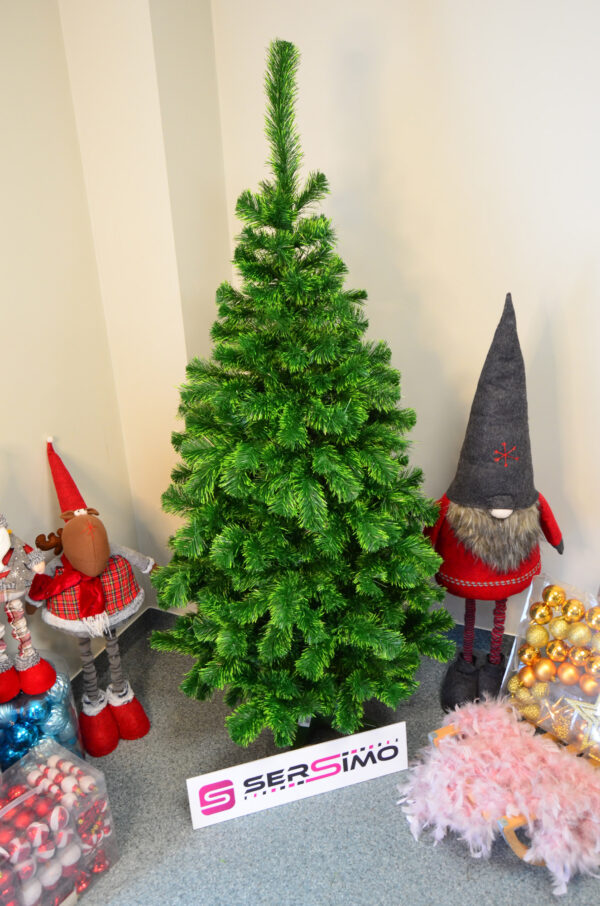Brad artificial Christmas Deluxe by Sersimo, Duo, doua nuante verde, 150cm - Image 12