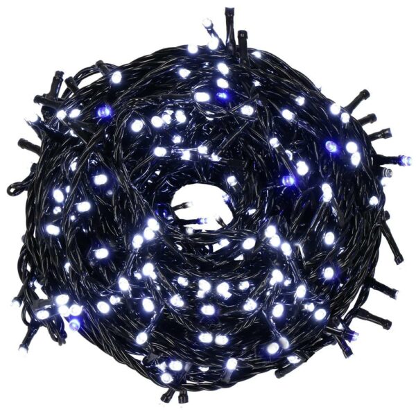 Fényszerelés a karácsonyfához, 25,5 méter, 300 LED vakuval, kék - Image 8