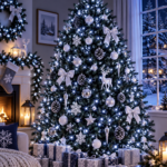 Fényszerelés a karácsonyfához, 19,5 méter, 300 LED, fehér