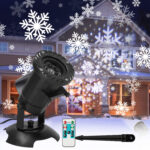 Kültéri lézeres fényvető, 20 féle több színű világítási móddal