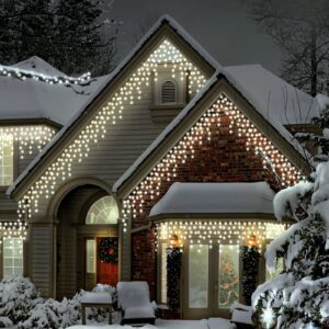 Prémium fényfüggöny 300 LED, 14,5 m, 18 W, beltéri/kültéri, vakuval, hideg fehér