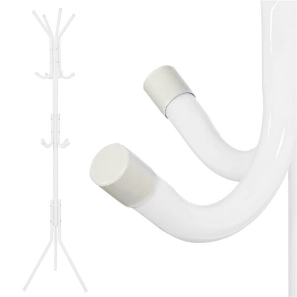 Sersimo fém vállfa, 12 db akasztós, 177 cm, fehér - Image 10