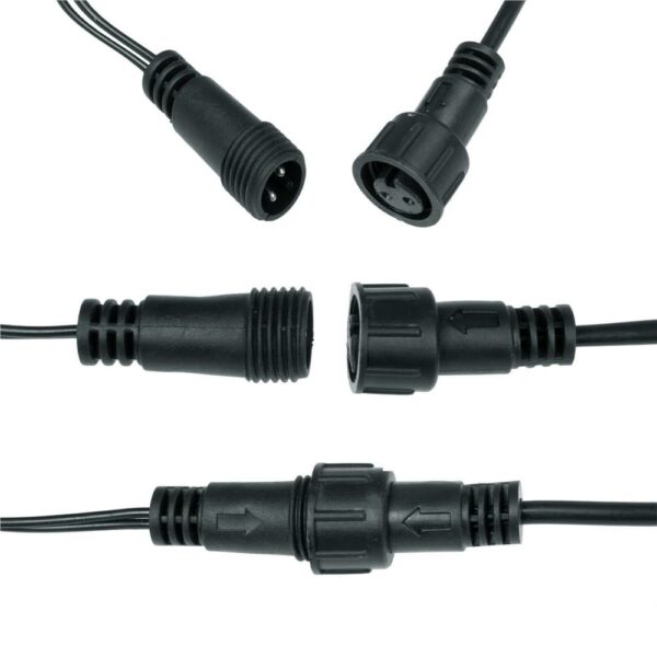 Prémium fényfüggöny 300 LED, 14,5 m, 18 W, beltéri/kültéri, vakuval, meleg fehér (sárga) - Image 10