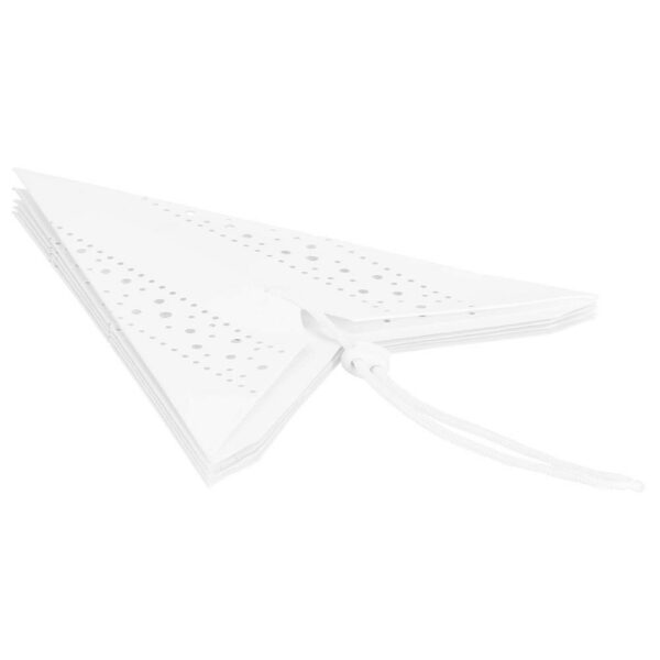 Stea decorativa 3D din hartie ajurata, 60cm, alba - Image 10