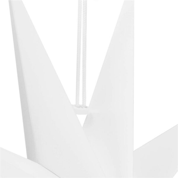 Dekoratív 3D papírcsillag, 9 ágú, 60cm, fehér - Image 11