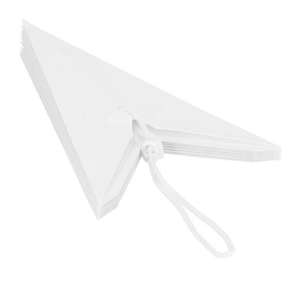 Dekoratív 3D papírcsillag, 9 ágú, 60cm, fehér - Image 13
