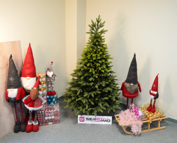 Brad artificial Christmas Deluxe by Sersimo, Everest, mix ace 2D si 3D, 180cm - Image 2