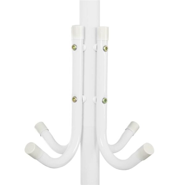 Sersimo fém vállfa, 12 db akasztós, 177 cm, fehér - Image 3