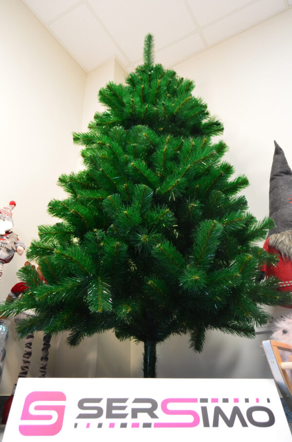 Brad artificial Christmas Deluxe by Sersimo, Starly, verde lucios, 200cm - Image 4
