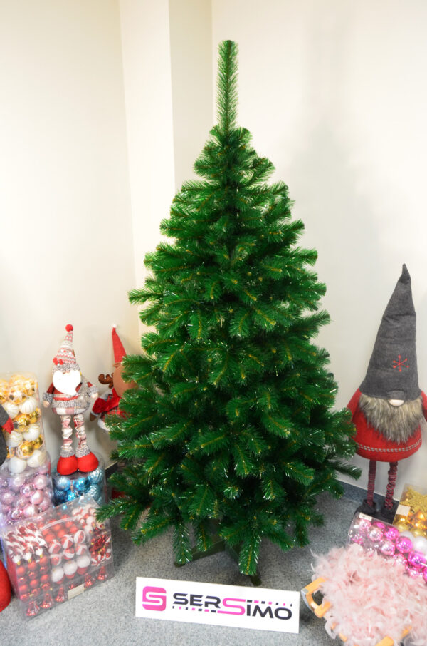 Brad artificial Christmas Deluxe by Sersimo, Starly, verde lucios, 200cm - Image 5