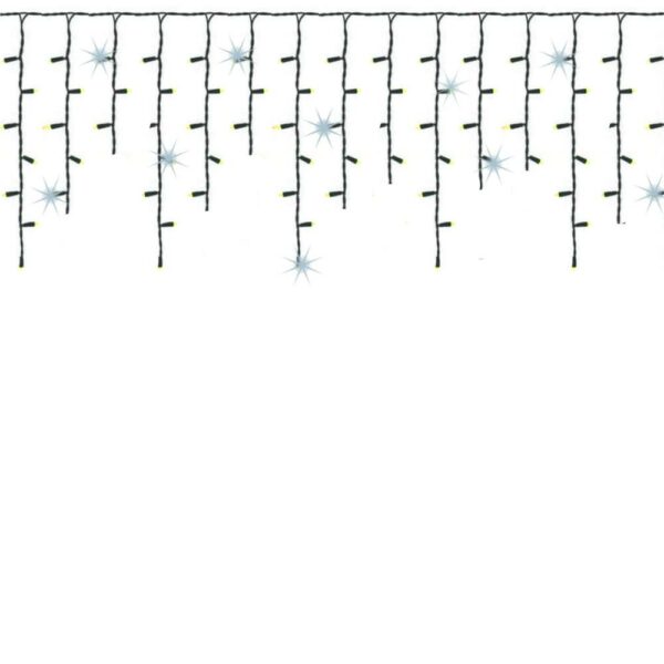 Prémium fényfüggöny 300 LED, 14,5 m, 18 W, beltéri/kültéri, vakuval, meleg fehér (sárga) - Image 4