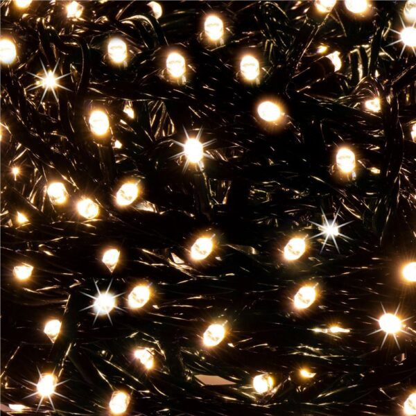 Prémium fényfüggöny 300 LED, 14,5 m, 18 W, beltéri/kültéri, vakuval, meleg fehér (sárga) - Image 5