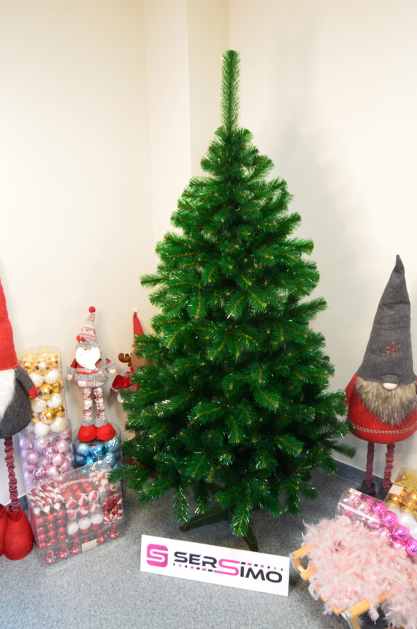Brad artificial Christmas Deluxe by Sersimo, Starly, verde lucios, 200cm - Image 8