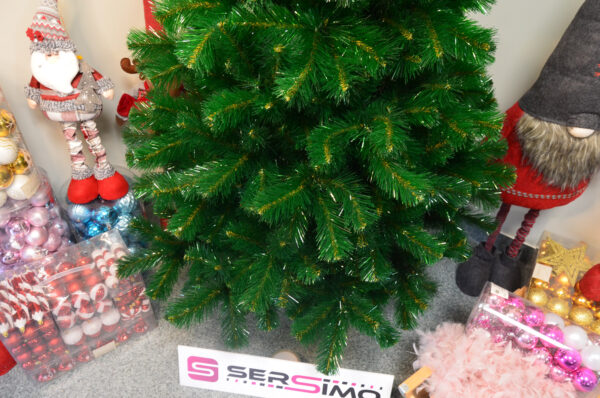 Brad artificial Christmas Deluxe by Sersimo, Starly, verde lucios, 200cm - Image 9